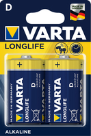 VARTA Batterie 4120101412 Longlife, D/LR20, 2 Stück
