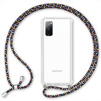 NALIA Necklace Cover with Band compatible with Samsung Galaxy S20 FE Case, Transparent Protective Hardcase & Adjustable Holder Strap, Easy to Carry Crossbody Phone Bumper Skin B...