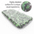 NALIA Custodia compatibile con iPhone 6 6S, Glitter Leopardo Copertura in Silicone Protezione Sottile Cellulare, Slim Gel Cover Case Protettiva Scintillio Telefono Bumper - Verde