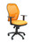 Silla Operativa de oficina Jorquera malla naranja asiento bali naranja