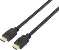 SpeaKa Professional HDMI Csatlakozókábel HDMI-A dugó, HDMI-A dugó 15.00 m Fekete SP-7870116 Audio Return Channel, aranyozott érintkező HDMI kábel