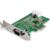 4-Port PCI Express RS232 Serial Adapter Card - 16950 UART - 256-byte FIFO Cache - ASIX AX99100 - Full Profile Bracket - Replacement