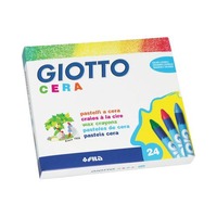 Pastelli a Cera Giotto Fila - 9 mm - 282200 (Assortiti Conf. 24)