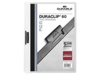 Durable Duraclip® Klemmap A4, 1-60 vel, Wit (pak 25 stuks)