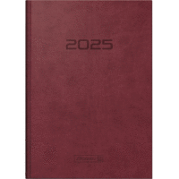 Buchkalender 795 1 Tag/Seite 14,5x20,6cm Kunstleder-Einband braun 2025