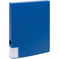 Dokumentenbox A4 PP 35mm vollfarbig blau