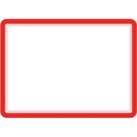 Info-Rahmen A4 selbstklebend/Magnetverschluss VE=2 Stück rot