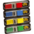 Haftstreifen Index Mini 11,9x43,2mm16+8 Spender je 35 Streifen rot, blau, gelb, grün