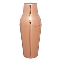 Beaumont French Cocktail Shaker in Copper Made of Stainless Steel - 600ml