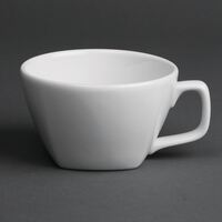 Royal Porcelain Classic Kana Tea Cups in White 230ml Pack Quantity - 12