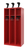 C+P Feuerwehrspind Evolo, Modell EXPERT, 3 Abteile, H1850B900T500 mm, Feuerrot