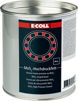 MoS2-Hochdruck-Haftfett 1kg schwarz/grau E-COLL