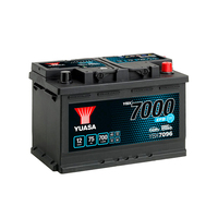 Batterie(s) Batterie voiture Yuasa Start-Stop EFB YBX7096 12V 75Ah 700A