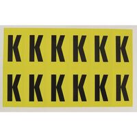 Self-adhesive numbers and letters - Letter K