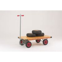 Light duty turntable platform trucks, flat deck