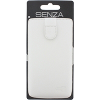 Senza Leather Slide Case White Size XXXL