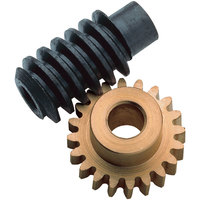Reely Brass Gear and Steel Worm Drive Set 1:40 (5mm and 4mm bores)