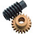 Reely Brass Gear and Steel Worm Drive Set 1:40 (5mm and 4mm bores)