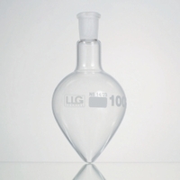 100ml Pear shape flasks with standard ground joint borosilicate glass 3.3