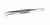 Forceps curved end 18/10 steel Version Curved