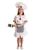 Disfraz de Cocinera tomates para niña 8-10A