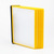 Wall Display / Flip Display System / Board System / Price List Holder "EasyMount QuickLoad" | yellow