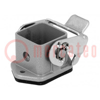 Enclosure: for HDC connectors; C146; size A3; with latch; IP65
