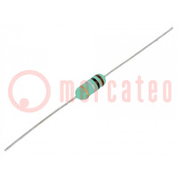 Resistor: wire-wound; THT; 160Ω; 2W; ±5%; Ø3.5x10mm; 300ppm/°C