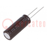 Capacitor: electrolytic; low ESR; THT; 1200uF; 35VDC; Ø12.5x35.5mm