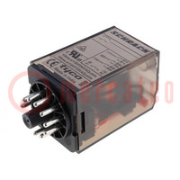 Relay: electromagnetic; 3PDT; 220VDC; Icontacts max: 10A; socket
