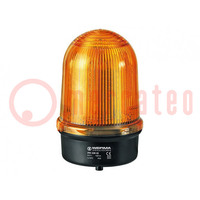 Signaller: lighting; rotating light; orange; 280; 115÷230VAC; IP65