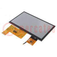 Display: TFT; 7"; 800x480; Illumin: LED; Dim: 164.9x100x4.95mm