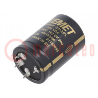 Capacitor: electrolytic; SNAP-IN; 1600uF; 200VDC; Ø35x50mm; ±20%