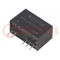 Converter: DC/DC; 2.25W; Uin: 21.6÷26.4V; Uout: 20VDC; Uout2: -5VDC