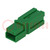 Stekker; kabel-kabel; 75A; hermafrodiet; PIN: 1; contactloos; groen