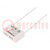 Capacitor: paper; Y1; 2.2nF; 500VAC; 15mm; ±10%; THT; P295; 1500VDC