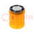 Signalgeber: Licht; LED; orange; 24VDC; 24VAC; IP65; Ø60mm; -25÷50°C