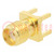 Plug; SMA; female; straight; 50Ω; SMT; for cable; PTFE; gold-plated