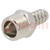 Push-in fitting; connector pipe; nickel plated brass; 10mm
