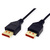 ROLINE DisplayPort Kabel, v1.4, DP ST - ST, SLIM, schwarz, 1,5 m