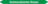 Mini-Rohrmarkierer - Demineralisiertes Wasser, Grün, 0.8 x 10 cm, Seton, Weiß