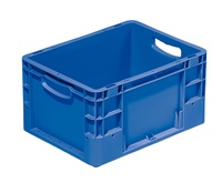 Euro-Transportbehälter, Farbe Blau, BxTxH 400 x 300 x 220 mm | OA1372