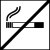 Symbolschilder zur Raumkennzeichnung selbstklebend, selbstkl. Folie,15x15cm Version: 15 - 15 - Rauchen verboten