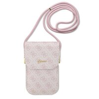 1_Guess Handtasche GUOWBP4SNSP – rosa 4G Metal Script Logo