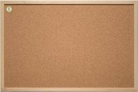 Tablica korkowa 2x3, w ramie drewnianej, 60x40cm, brązowy