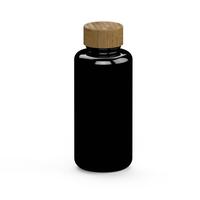 Artikelbild Drink bottle "Natural" clear-transparent, 1.0 l, black