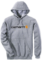 CARHARTT SUDADERA CON LOGOTIPO GRÁFICO, TEJIDO DE GROSOR MEDIO, LOOSE FIT PARA HOMBRE, JASPEADO GRIS, XS