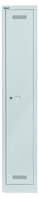 Bisley MonoBloc™ Garderobenschrank, 1 Abteil, 1 Fach, lichtgrau