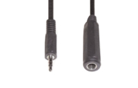e+p B 105 Audio-Kabel 0,2 m 3.5mm 6.35mm Schwarz