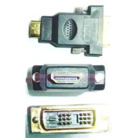 Keyteck A-HDMI-DVI-1 tussenstuk voor kabels Zwart
